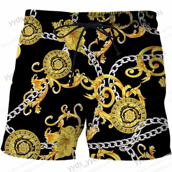 Pantaloncini da uomo Pantaloncini da bagno estivi di lusso da uomo Leopard 3d Tavola da surf Pantaloncini da spiaggia per bambini Pantaloncini da uomo Masculina Slip fitness 2023 T240124