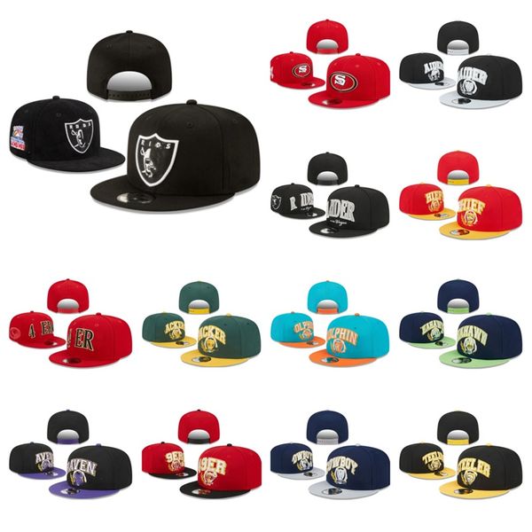 FashionTop Qualität Unisex Basketball Snapback Baseball Snapbacks Hüte Alle Teams für Herren Stickerei Fußball Sonne Mesh Flex Beanies Hut Hip Hop Sport Cap Mix Order