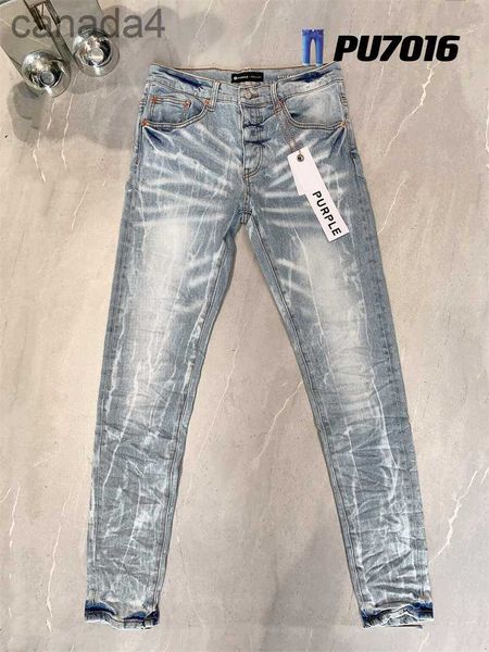 Jeans viola Designer Jean Pantaloni denim da uomo Pantaloni moda Design dritto Retro Street Wear Pantaloni sportivi casual Donna Robin Qb8u 2HRL