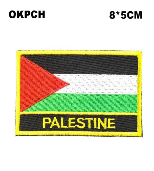 Toppa ricamata termoadesiva con bandiera del Messico a forma di Palestina da 85 cm PT0027R4430538