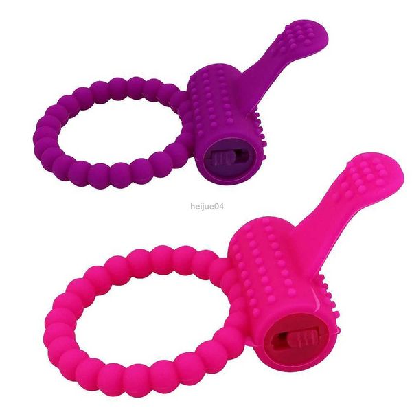 Vibratori Anello per pene Pene Giocattolo del sesso Cockring Anello vibrante per uomo Vibratore per donne Coppie Gabbia di castità Masturbatore Forniture erotiche per adulti