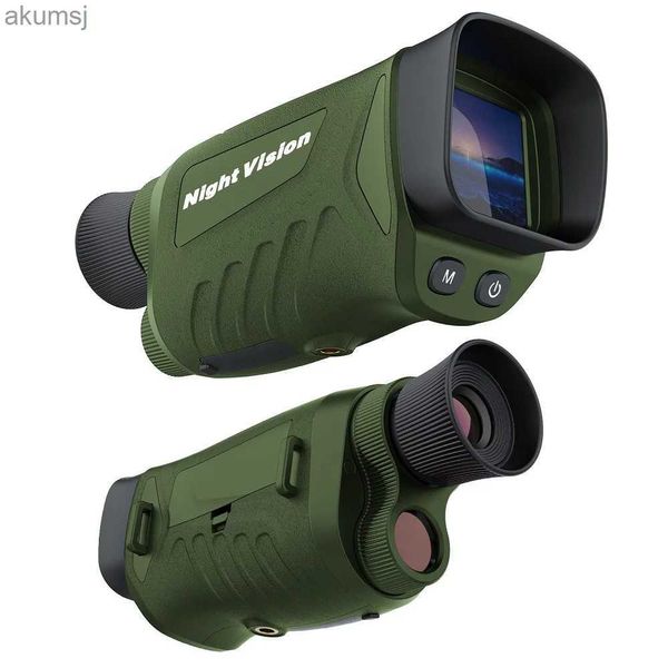 Telescópios 2.5KD Dispositivo de visão noturna monocular 1080P HD Câmera infravermelha 5X Zoom de luz digital Telescópio de caça Telescópio digital externo YQ240124