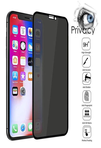 Magtim protetores de tela de privacidade para iphone 13 12 11 pro max xs max evitar peek film xr 6s 7 8plus anti glass5974616