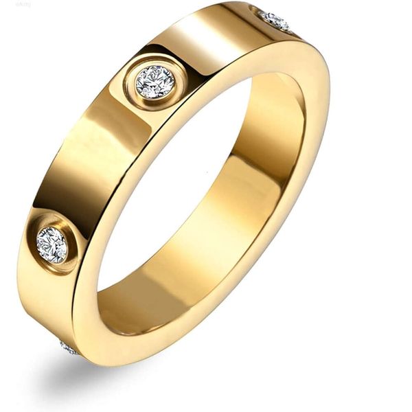 Liebes-Freundschaftsring für Damen und Herren, 18-karätiger Goldring, Goldbandring, Geburtstagsschmuck, Geschenke