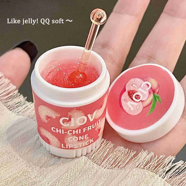 Lucidalabbra Gelatina Pesca Balsamo per labbra Cura delle labbra Labbra Maschera per dormire Idratato Rosa Riparazione labbra Nutrire Proteggere Incolore Carino Rossetto dolce Base per trucco