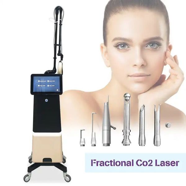 Máquina de laser fracionário de CO2 Resurfacing de pele 60W Remoção de pigmento doméstico Levantamento facial Equipamento de aperto vaginal Laser fracionário vertical de CO2