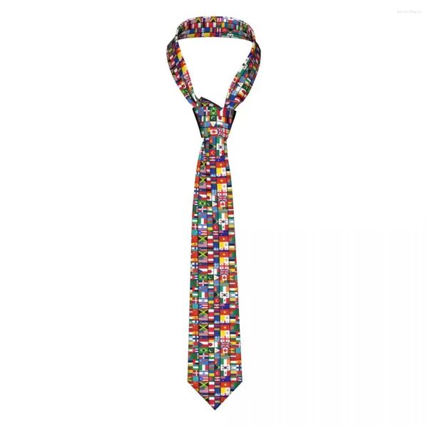 Gravatas borboleta moda 60 bandeiras dos países mundo gravatas para homens personalizado seda presente internacional pescoço de escritório