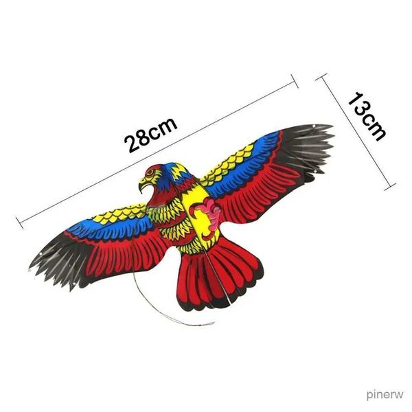 Drachenzubehör, transparenter Kunststoff-Adlerdrachen, 30 Meter Drachenleine, großer Adler, fliegender Vogeldrachen, Kindergeschenk, Cartoon-Drachen, Familienausflüge, Garten