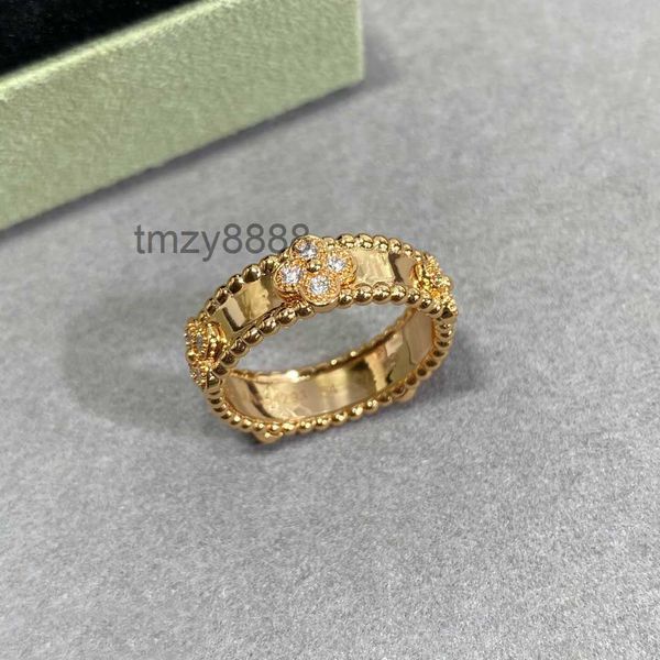 Top qualidade trevos anel trevo caleidoscópio moda marca festa favor clássico jóias de luxo d3l5