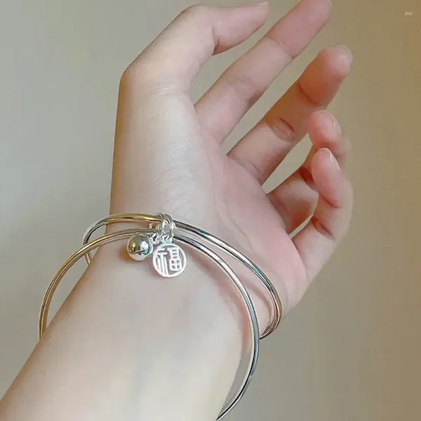 Милый милый двухслойный браслет с колокольчиком удачи, корейский стиль, женский браслет с магнитом, модные украшения для пары