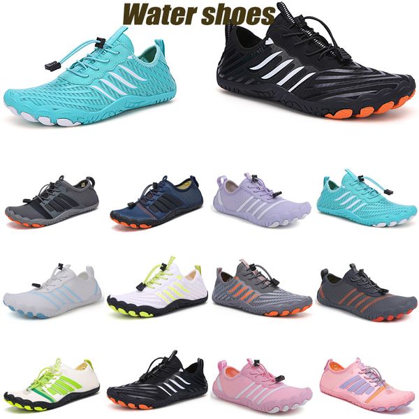 Wasserschuhe Damen Herren Schuhe Outdoor Sandalen Schwimmen Tauchen Surfen Grün Blau Braun Rosa Rot Schnelltrocknend große Größe 35-47