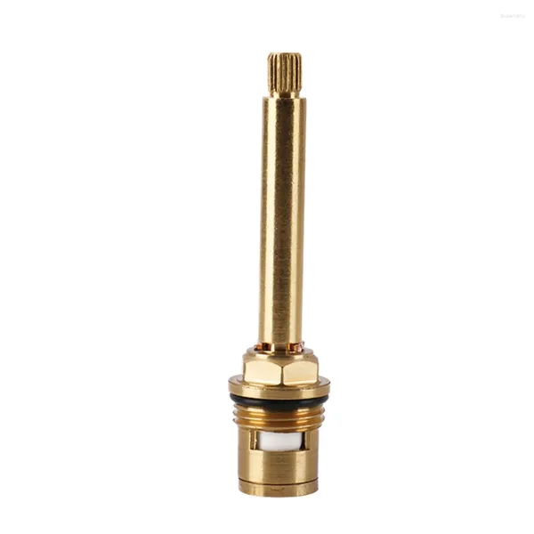 Torneiras de cozinha 1122D Torneira de bronze para todo o corpo de cobre Carretel de abertura rápida única peça de cerâmica fria cabeça menino peças de reparo 98mm de comprimento