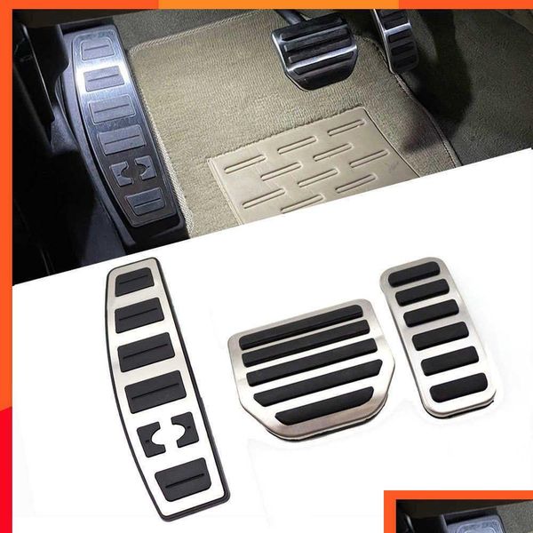 Outras peças de automóvel Novos pedais acessórios de carro Er Acelerador de gás Apoio para os pés Modificado Pedal Pad para Land R Range Sport Disery 3 4 Lr3 Lr4 Dro Otwhs