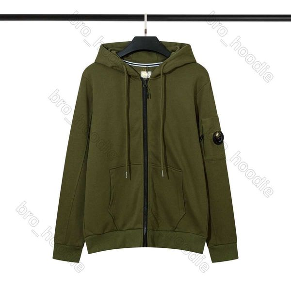 Mens CP Şirketi Hoodie Ceket Sweatshirt Hooded Ceketler Rüzgar Geçirmez Fırtına Hırka Palto Moda Hoodie Zip% 100 Pamuklu Çizgili Ceket Erkekler Pantolon Set DFSZ