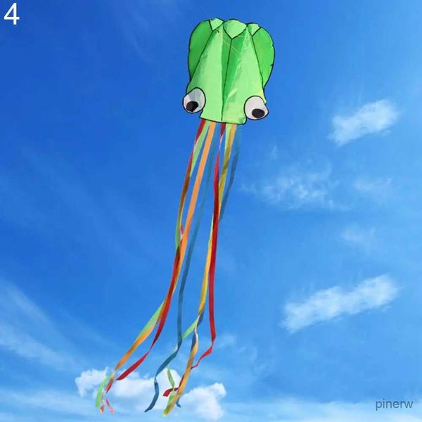 Acessórios para pipa 3D 4M Linha única Stunt Octopus Power Sport Flying Kite Kids Atividade ao ar livre