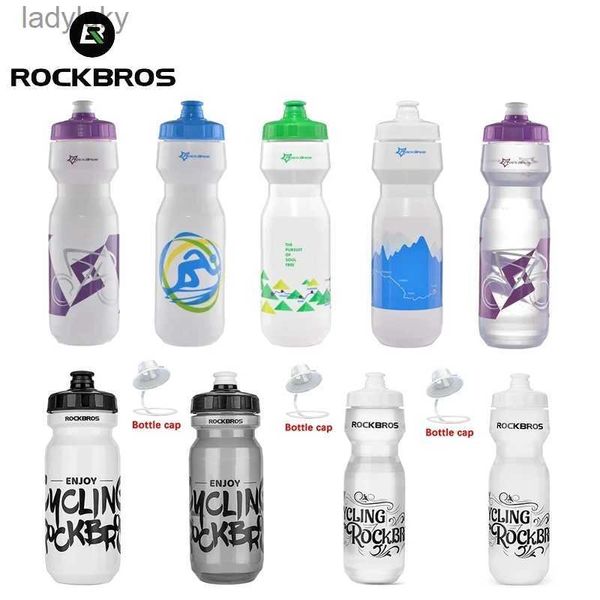 Garrafas de água gaiolas ROCKBROS 750ml ao ar livre estrada mountain bike ciclismo garrafas de água esporte bebida jarro copo acampamento caminhadas passeio bicicleta garrafas de águaL240124