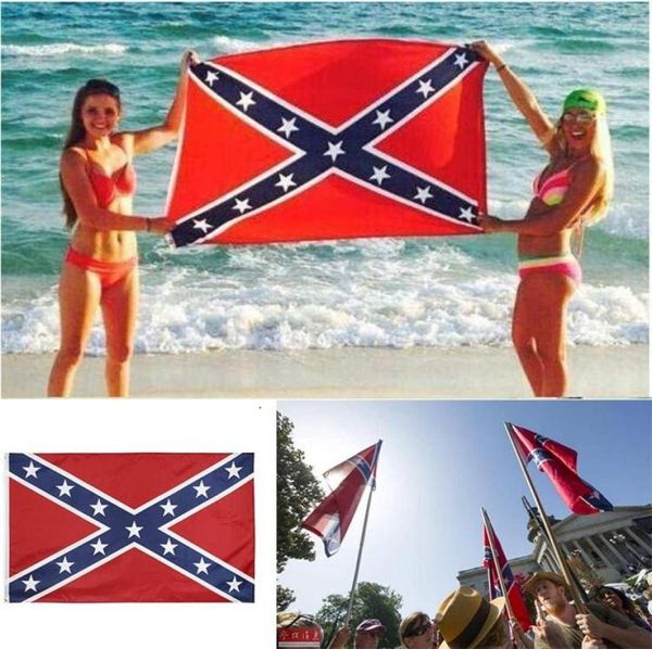 3x5 футов двухсторонний печатный флаг Конфедерации, боевые Южные флаги США, флаг гражданской войны для армии Северной Вирджинии 90x150c7294151