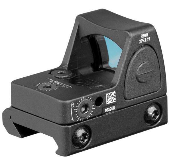 2019 novo trijicon rmr estilo ajustável g17 red dot sight scope com capa de borracha protetora para Hunting1999917