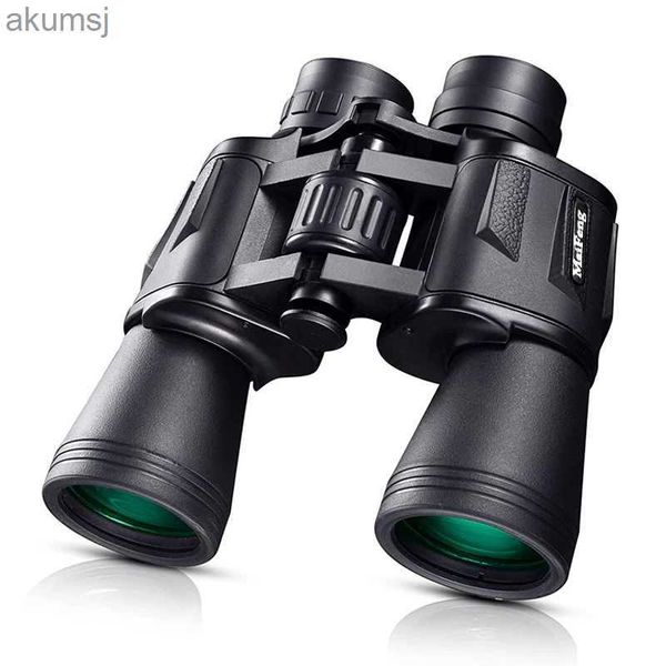 Telescópios Maifeng 20X50 Binóculos de alta ampliação Porro Binocular HD Militar poderoso grande angular telescópio de vidro óptico para caça YQ240124