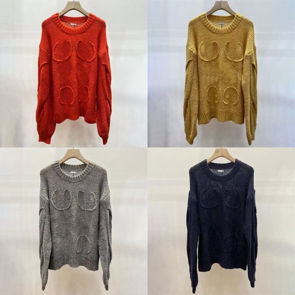 Frauen Pullover Tops Pullover Luxus Designer Hohl Pullover Gestrickte Frühling Elegante Pullover