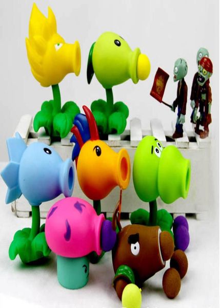 Plants Vs Zombies Giochi Action Figures Set di giocattoli da tiro in PVC morbido6682522