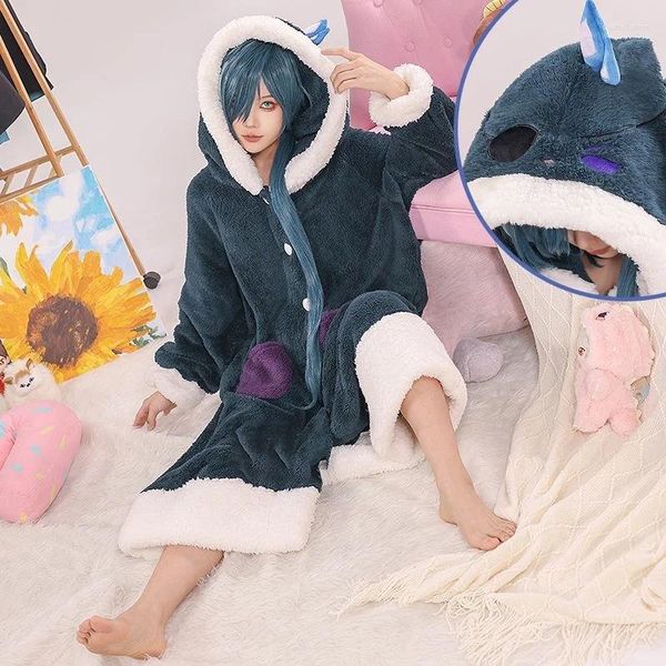 Coperte Genshin Impact Coperta Gioco Zhong Li Xiao Tartaglia Mantello indossabile Mantello Divertente Anime Cosplay Unisex Homewear Indumenti da notte per adulti