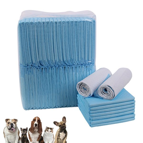 50 teile/paket Einweg Super Saugfähigen Auslaufsichere Haustier Windel Hund Pinkeln Pads Hunde Töpfchen Pads Welpen Katzen Windel W0179