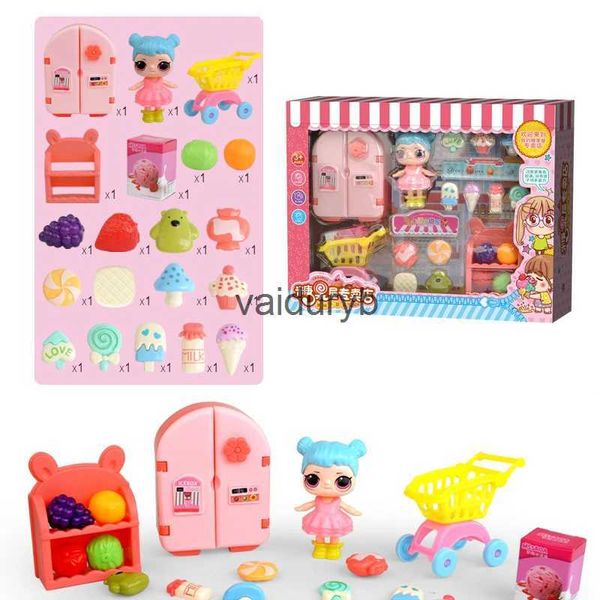 Cucine Gioca Cibo Simulazione domestica di bambini, negozio di dolci, giocattolo, ragazza, caramelle, set di ghiaccio, regalo vaiduryb