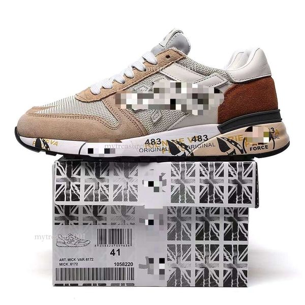 Tasarımcı Premiatas Ayakkabı İtalya 2024 Erkekler İçin Yeni Kadın Spor Ayakkabıları Orijinal Yeni Vintage Premiate Sneakers Çift Pirinç Premiada Ayakkabı Çalışan Spor Ayakkabıları Günlük Ayakkabılar 567