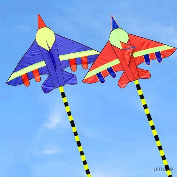 Acessórios de pipa frete grátis crianças avião pipas para crianças kites lutador kite linha brinquedos de jogo ao ar livre tecido ripstop pássaro kite direção kite