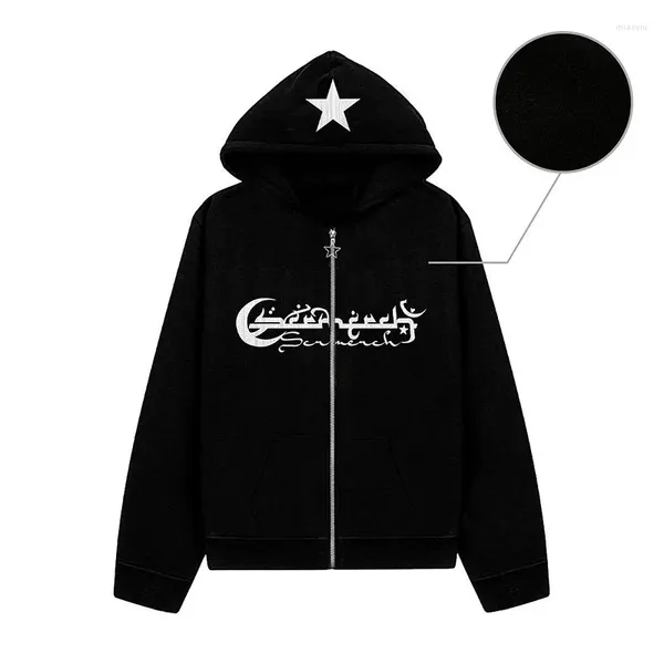 Erkek Hoodies Gotik Mektup Hoodie Casual ve Kadınların Gevşek Camiseta Büyük Boy Hombre Sudaderas Conucha