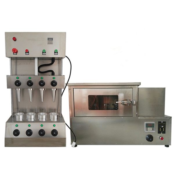 Prezzo della linea di produzione della vetrina della macchina per fare il cono della pizza 110 V/220 V/forno rotativo Kono/scalda cono della pizza