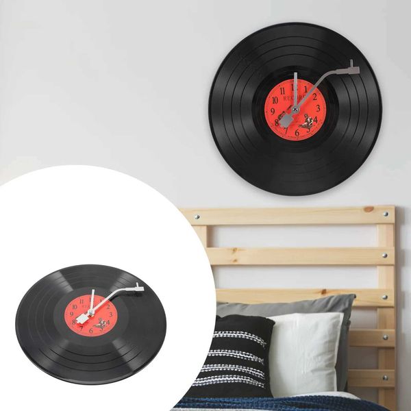 Duvar saatleri duvar vinil kayıt müzik dekor asılı kayıtlar sessiz okyanus minimalist ofis dekoratif saatler ülke vintage sevimli kafe