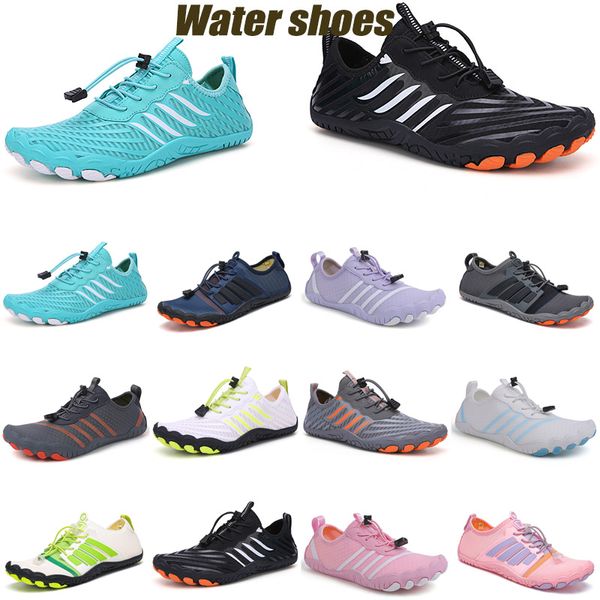 2024 Scarpe da acqua Scarpe da donna da uomo Sandali da esterno Nuoto Immersioni Surf Verde Blu Marrone Rosa Rosso Asciugatura rapida di grandi dimensioni