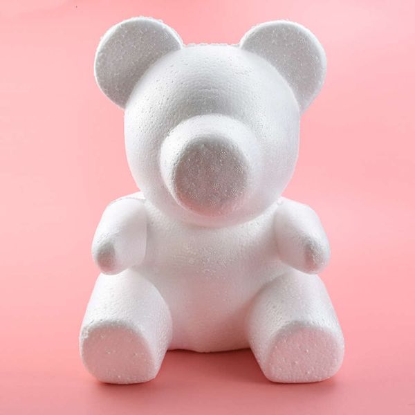 Atacado eterno rosa unicórnio modelo branco embrião diy acessórios espuma urso batamiu