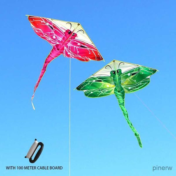 Kite Acessórios YongJian kite Dragonfly Kite para crianças e adultos Fácil de voar pipa de animal de desenho animado para viagens à praia, jogos e atividades ao ar livre