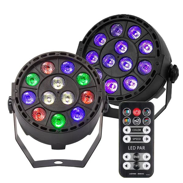 Disco Licht 12W Led Par RGBW DMX Bühne Licht Effekt Licht Für Hochzeit Dj Event Party Show LL