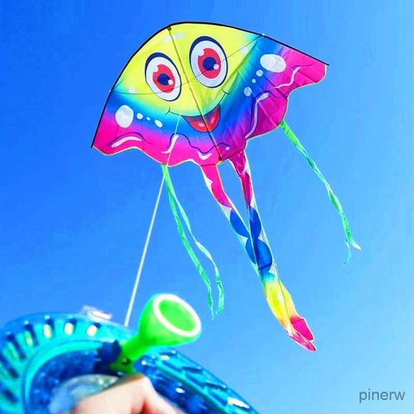 Acessórios de pipa frete grátis novas pipas sorridentes brinquedos voadores para crianças linha de pipas pipas de vento para crianças asas de fada vôo pipa energia eólica