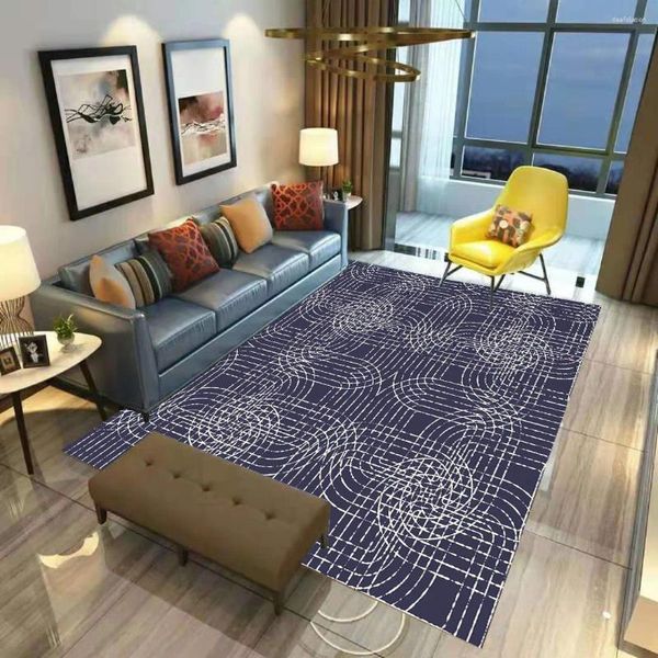 Tappeti geometria tappeto quadrato quadrato anti-skid area tappeto 3d tappeto non slip sala da pranzo soggiorno morbido camera da letto 05