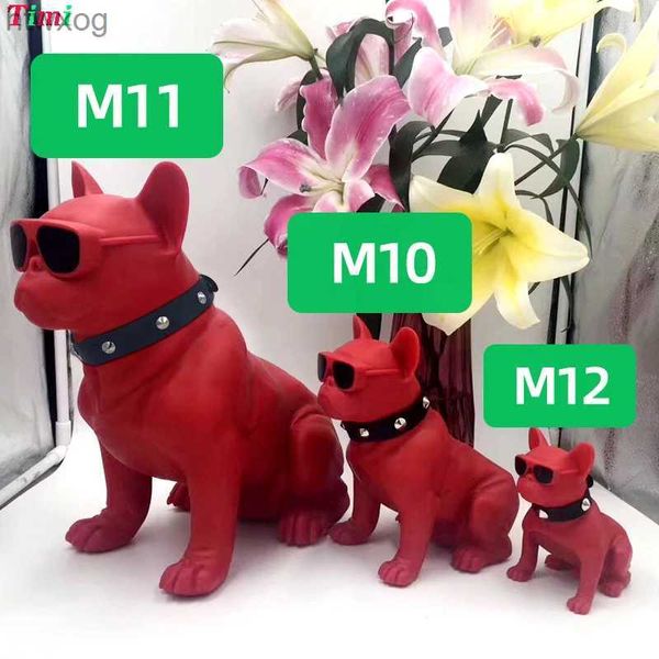 Alto-falantes portáteis 2023 sem fio Bluetooth Speaker French Bulldog cumputer alto-falantes portáteis estéreo Super Bass USB AUX Outdoor Full Dog Subwoofer YQ240124