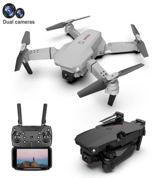 Drohnen E88Pro RC Drohne 4K Professinal mit 1080P Weitwinkel HD Kamera faltbarer Hubschrauber WIFI FPV Höhe halten Geschenk Spielzeug 2302141976453