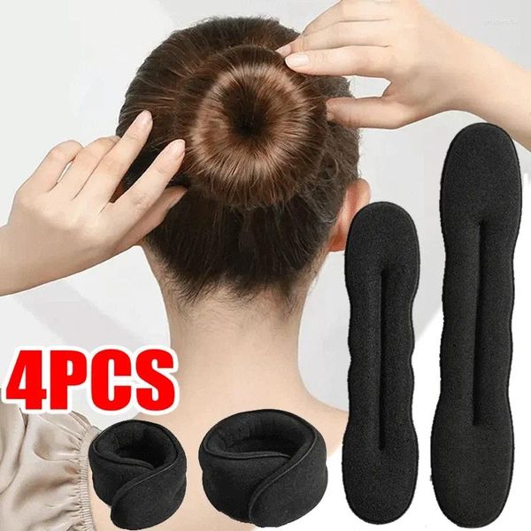 Esponja ferramenta de estilo de cabelo encaracolado fabricante scrunchie bandana torção donut bun modelador hairbands ferramentas penteado