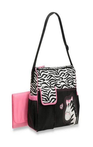 Borsa per pannolini per animali Borsa per pannolini per mummia Zebra o giraffa babyboom multifunzionale moda borse per neonati borsa per neonati7993618