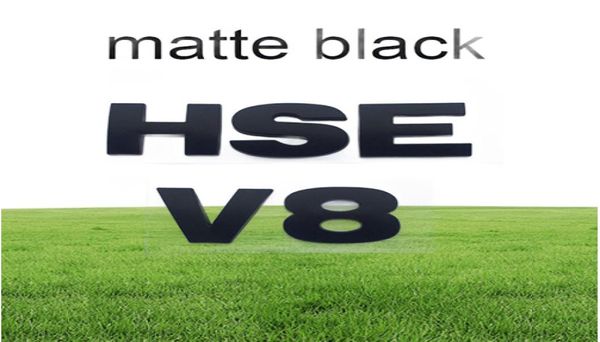 Буквы-эмблема V8, значок HSE для Discovery 3 4 Freelander 2, Стайлинг автомобиля, наклейка на багажник, глянцевый черный, серебристый, серый8139749