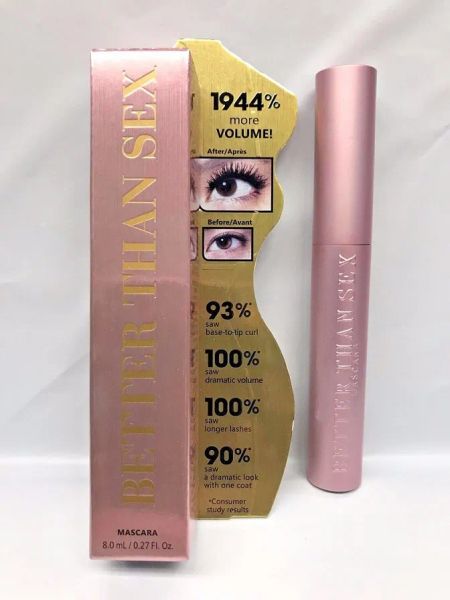 Better Than Sex Mascara Nero Impermeabile Cremoso Ciglia Arricciatura naturale Mascara allungante Estensione ciglia Occhi Illumina il trucco ZZ