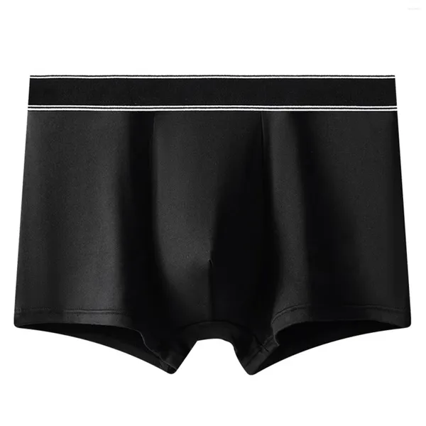 Unterhosen Hohe Taille Boxer Männer Atmungsaktive Unterhose Traceless Vier Ecke Höschen Dünne Gemütliche Boxer Verkauf Langerie Ropa Hombre