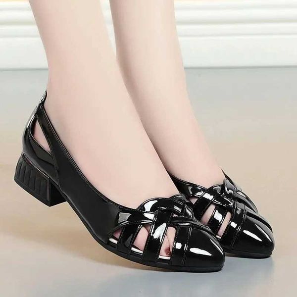 Scarpe eleganti Cresfimix moda donna scarpe slip on tacco in pelle nera pu per party lady sexy night club scarpe tacco alto zapatos dama a6509