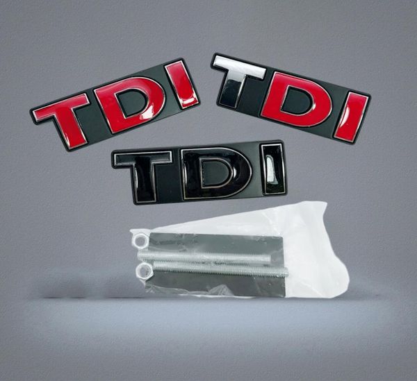 Metall TDI Auto Frontgrill Grill Emblem Abzeichen Logo012342915795