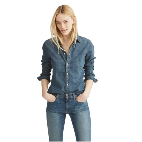 Neu für Damen in hochwertiger 100-Baumwolle, klassisch, Freizeit, langärmelig, RL-Pony-Jeanshemden, Damen-Denimblusen mit Pferdegrafik, Mädchenmode, elegante Marken-Designerkleidung