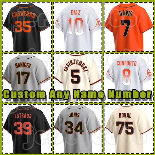 28 Buster Posey 5 Mike Yastrzemski Baseball Austin Slater San Francisco 2024 City Connect Jersey Giants Joey Bart LaMonte Wade Jr. Will Clark Mitch Haniger Davis Sabol